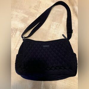 Quilted Navy Blue Shoulder Bag